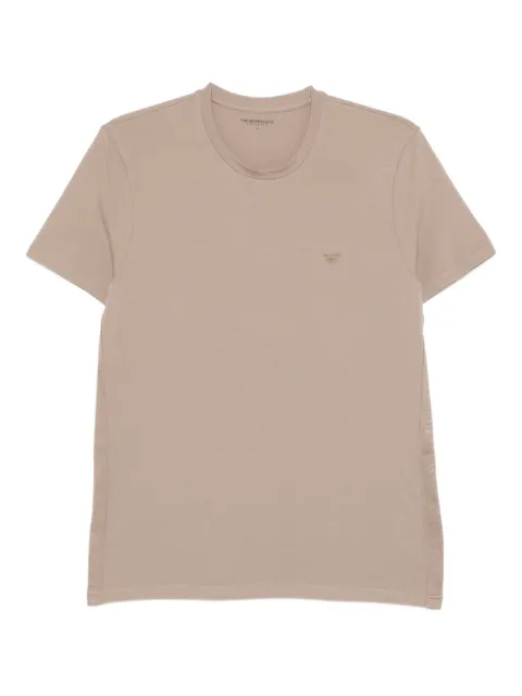 Emporio Armani logo T-shirt Brown EM000377AF15374