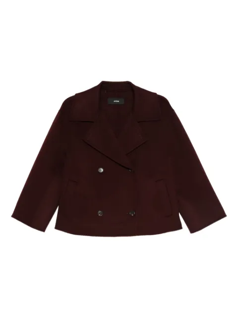Arma Manila double-breasted wool jacket Red 01TL25600902