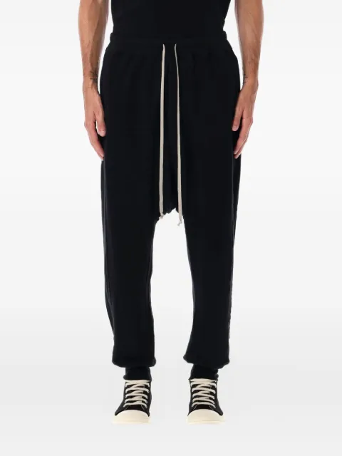 Rick Owens DRKSHDW drawstring drop-crotch trousers Black DU02E7395JDB
