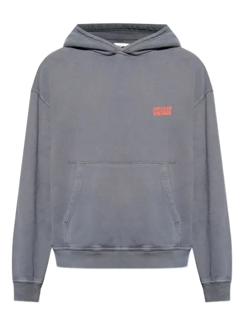 American Vintage Plizzy hoodie Grey MPLI03CH25