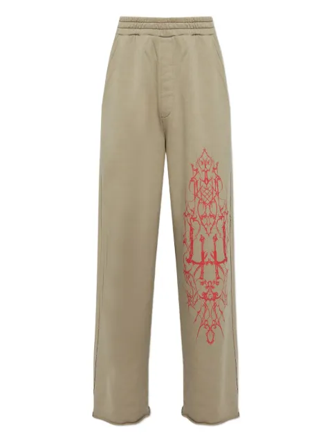 44 LABEL GROUP graphic-print trousers Neutrals B0030582FA679