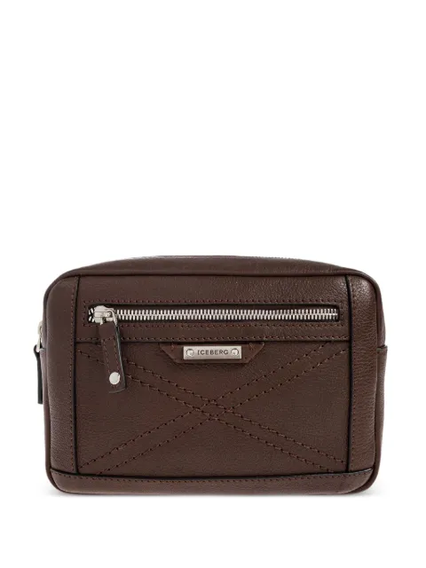 Iceberg leather belt bag Brown 72052886