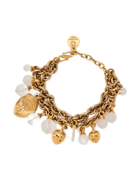 Goossens double-layered bead-charm bracelet Gold GOOH25BA09