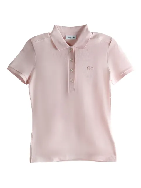 Lacoste embroidered-logo polo shirt Pink PF5462