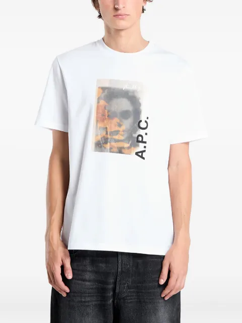 A.P.C. print T-shirt White COGYKM26549AAB