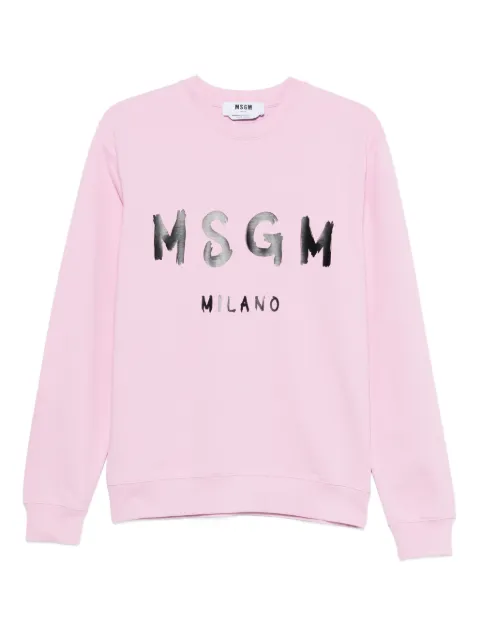 MSGM crew-neck sweatshirt Pink 3940MM513257799