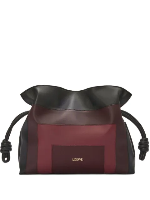 LOEWE medium Flamenco bucket bag Black A411FC1XDD1101