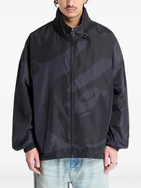 A BATHING APE® ABC Camo hooded jacket Black 001LJL301302MBLK