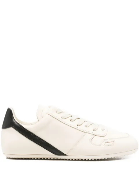 Rick Owens Minimal leather sneakers Neutrals RP02E4895LCO