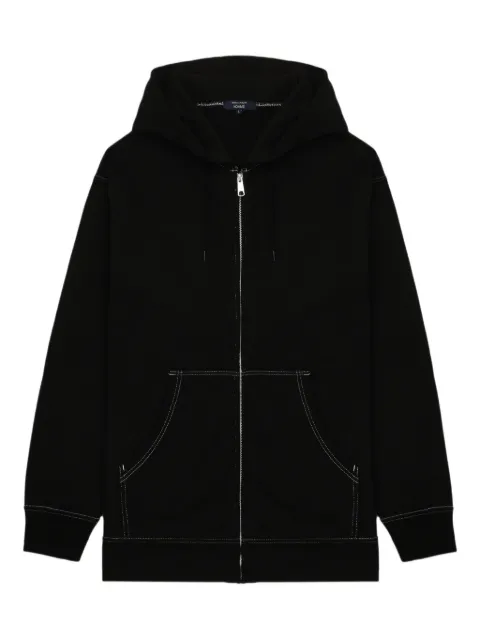 Comme des Garçons Homme contrast-stitching hoodie Black HPT012