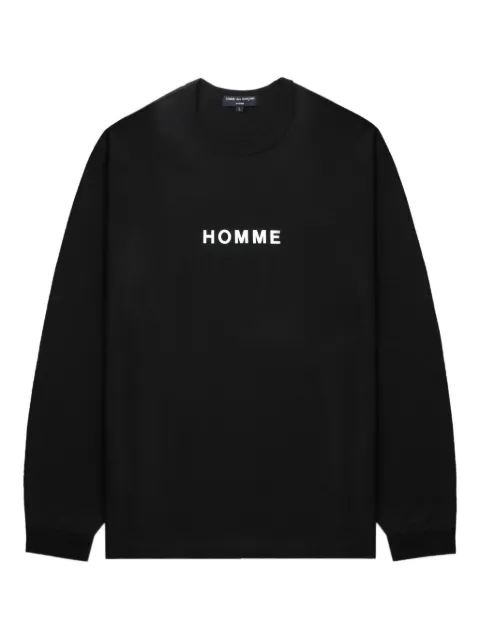 Comme des Garçons Homme homme logo sweatshirt Black HPT104051