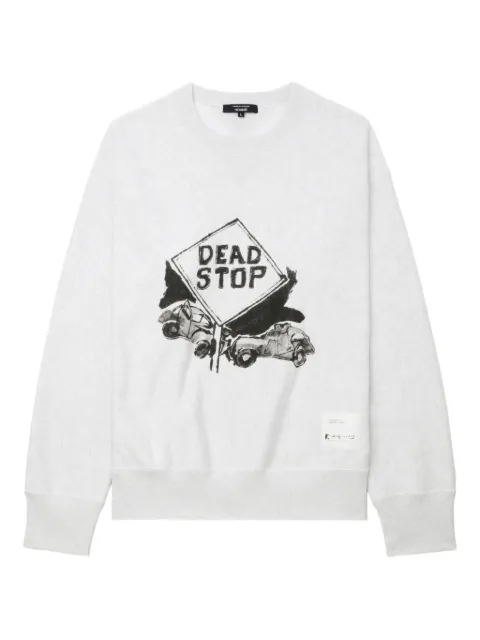 Comme des Garçons Homme dead stop graphic sweatshirt White HPT010051