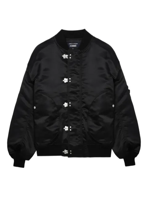 Comme des Garçons Homme satin-finish bomber jacket Black HPJ003