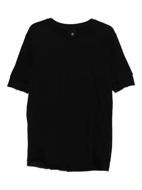 Thom Krom raw-edge crew-neck T-shirt Black MTS892BLACK