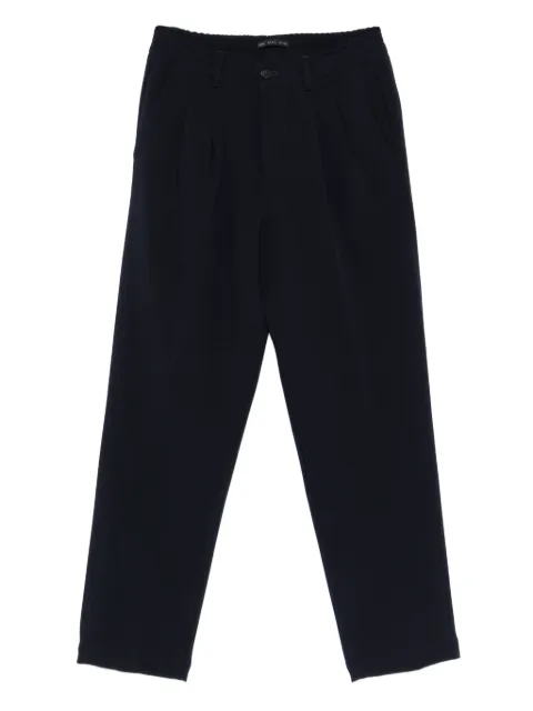 Low Brand pleated straight-leg trousers Blue L1PFW25266965