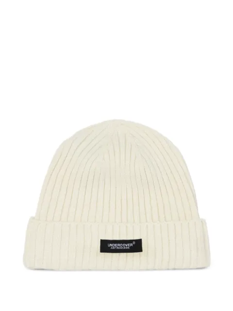 Undercover ribbed beanie Neutrals UC2E4H02