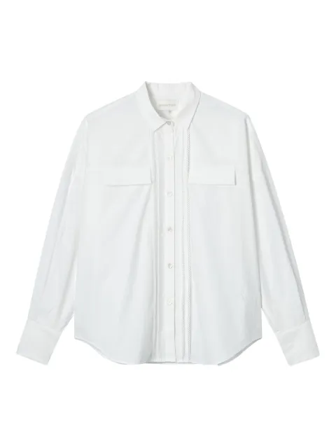SHUSHU/TONG front-inserts cotton shirt White MWDETO15CO006WH100