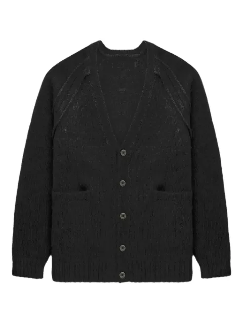 Undercover buttoned raglan-sleeve cardigan Black UP2E4903