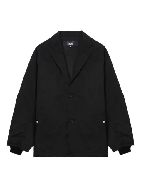 Comme des Garçons Homme pinstripe three-button jacket Black HPJ001051