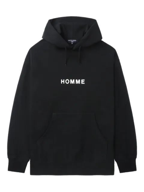 Comme des Garçons Homme logo-print hoodie Black HPT105