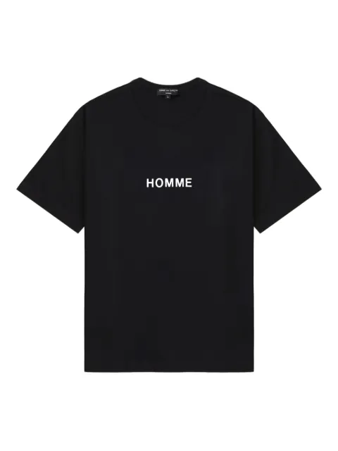 Comme des Garçons Homme logo-print T-shirt Black HPT103