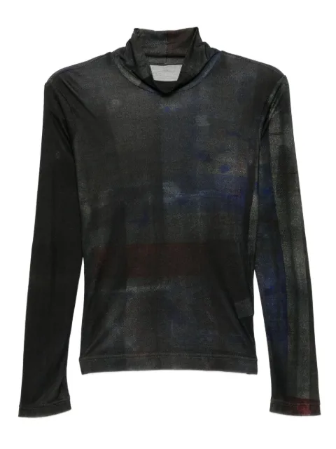 Y's printed T-shirt Black YLT73260