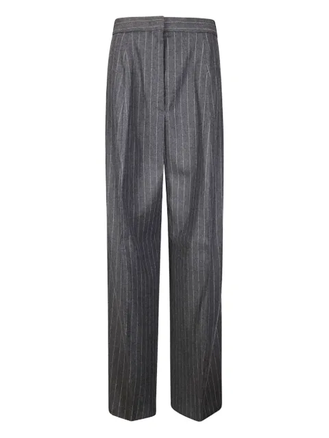 Sportmax pinstripe pleated trousers Grey 2522136113600