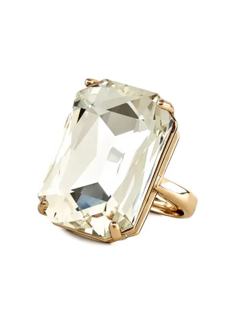Kenneth Jay Lane crystal-embellished adjustable ring Gold 4325RGC