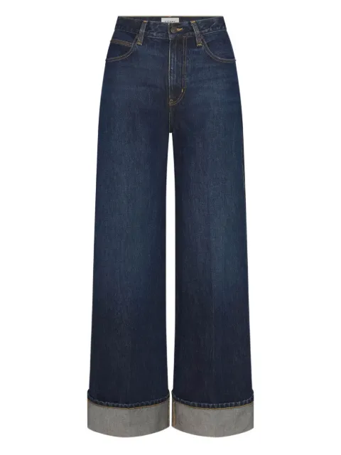 FRAME cuffed five-pocket jeans Blue 2021210