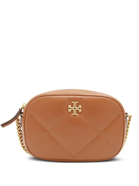 Tory Burch quilted-pattern chain-strap mini bag Brown 154715