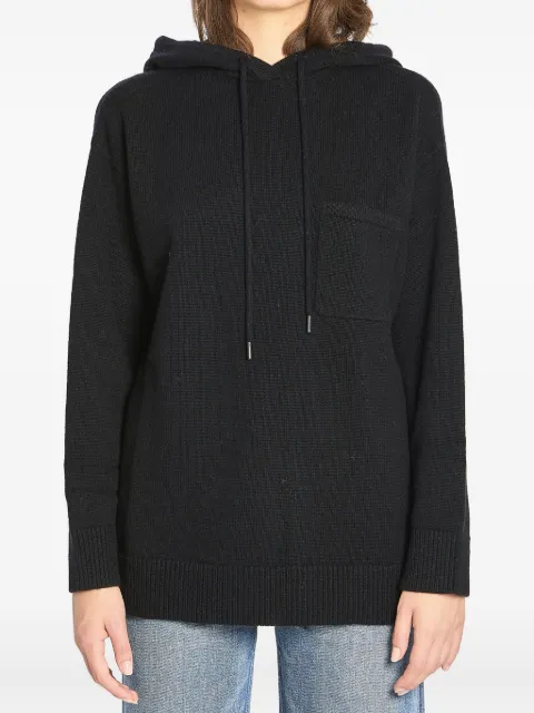 Max Mara logo-patch hoodie Black 2521366132600