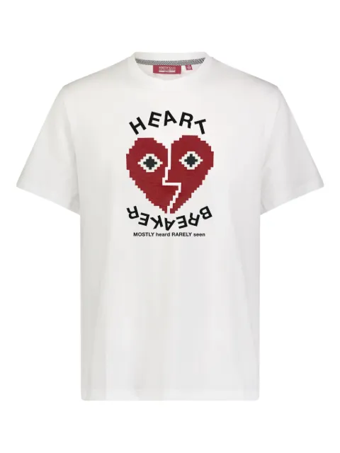 Mostly Heard Rarely Seen 8-Bit Heart Breaker T-shirt White MH04ACT10