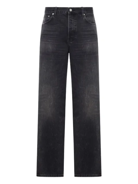 Haikure straight five-pocket jeans Black HEM03252DF174