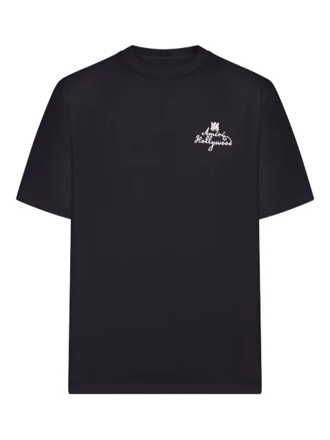 AMIRI embroidered logo T-shirt Black AMJYTE1248