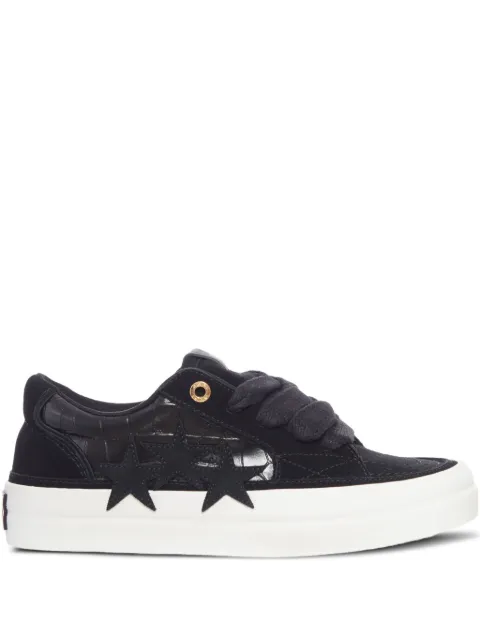AMIRI star-crocodile sneakers Black AMFOSR1182