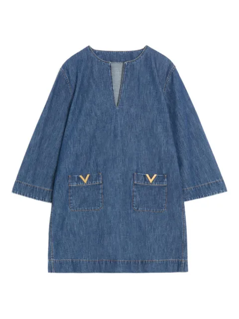 Valentino Garavani mini chambray dress Blue BDA03B9YA