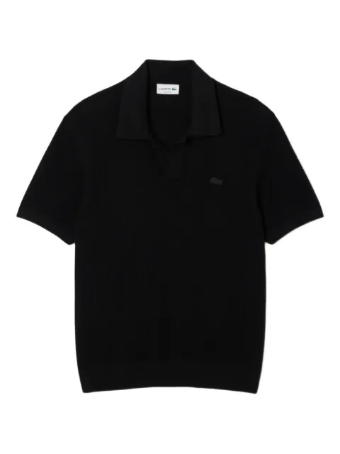 Lacoste short-sleeve polo sweater Black AH518600