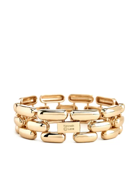 Kenneth Jay Lane cable-link bracelet Gold 4729BPG
