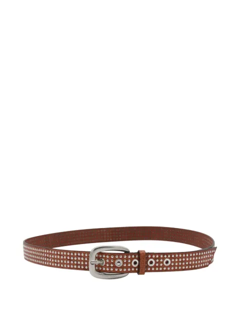 Golden Goose studded leather belt Brown GMA00775A000130
