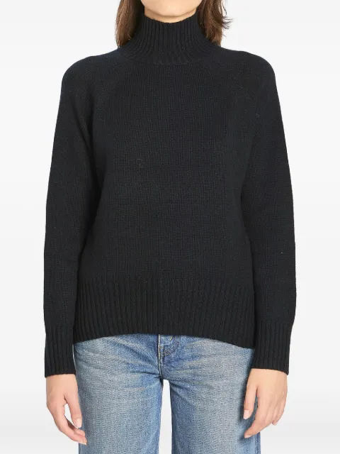Allude ribbed turtleneck sweater Black 17104