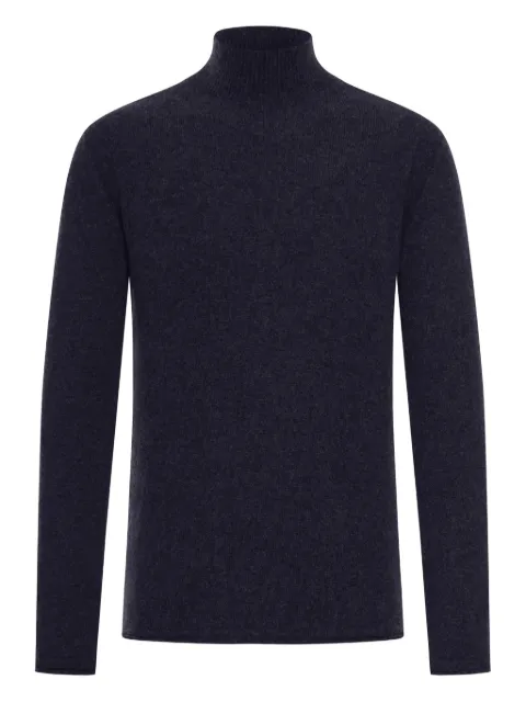 Roberto Collina high-neck wool sweater Blue 253M40106