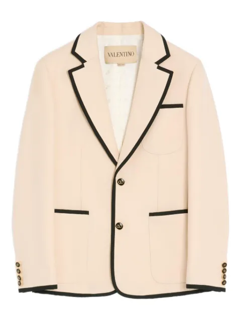 Valentino Garavani single-breasted blazer Neutrals VCEG779EB