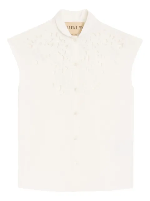 Valentino Garavani embroidered poplin shirt White BAA0C59VN