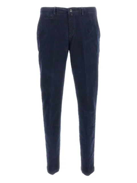 Briglia 1949 tailored velvet trousers Blue BG0540004400011