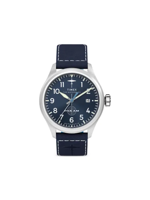 TIMEX x Pan Am The Waterbury 41mm Grey TW2Y38800