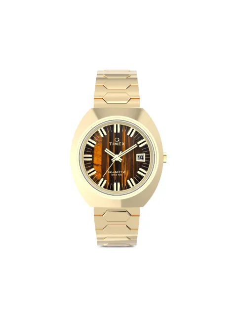 TIMEX Q 1972 Time Machine Reissue 39mm Brown TW2Y45200