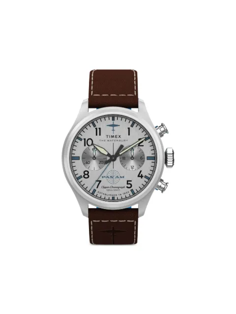 TIMEX x Pan Am Waterbury Ace 41mm White TW2Y38700
