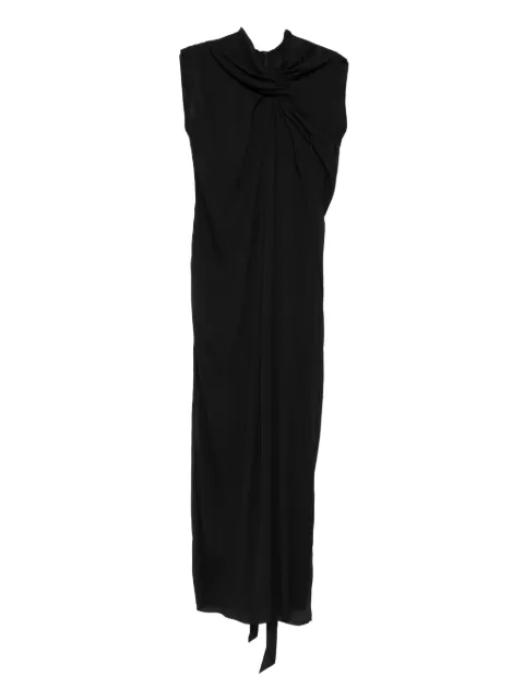 Lanvin knot-detail sleeveless dress Black RWDR00066176H