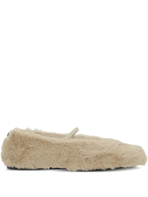 Nodaleto Cindy faux-fur ballet flats Neutrals NO45100C22212