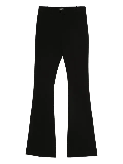 PINKO back-slit flared trousers Black 105706A2R9